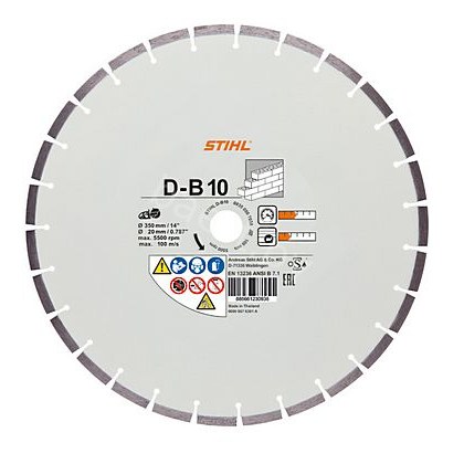 Круг алмазный D-B20 D350 20 3,2 (бетон) 0835 090 7044