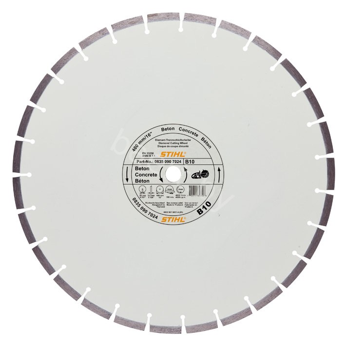 Круг алмазный D-B10 D230 22,23мм (бетон) 0835 090 7034