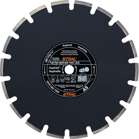 Круг алмазный D-А5 D350 20 3 (асфальт) 0835 080 7021