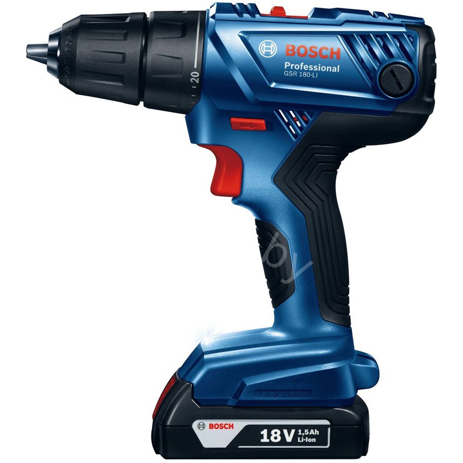 Аккум. дрель-шуруповерт BOSCH GSR 180-LI в чем., арт.06019F8109 (Малайзия)