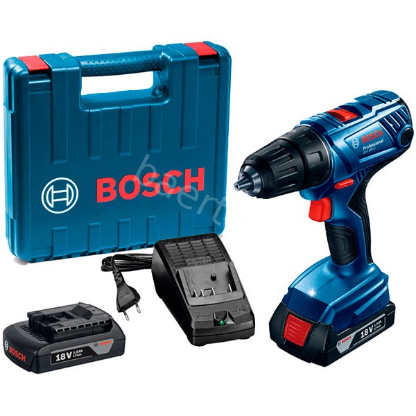 Аккум. дрель-шуруповерт BOSCH GSR 180-LI в чем., арт.06019F8109 (Малайзия)