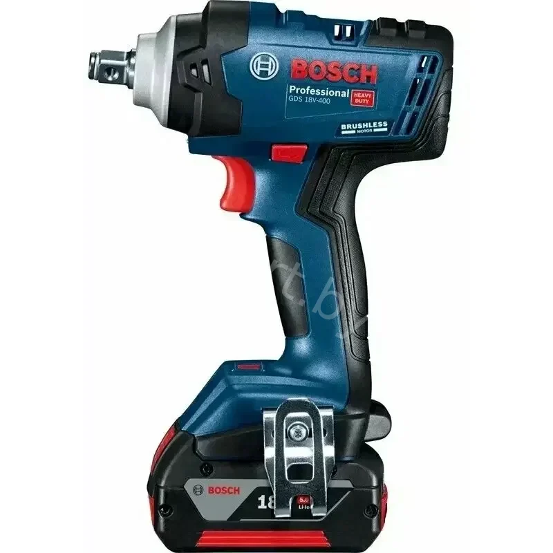 Гайковерт аккумуляторный  ударный GDS 18V-400 (2ак 5A/h+ GAL 1840) чемодан 0.601.9K0.020