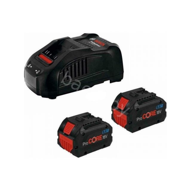 Комплект аккумулятор 18.0 В ProCORE18 V 2 шт. + зарядное устройство GAL1880 CV (Набор ProCORE18 V 5, 1600A0214C