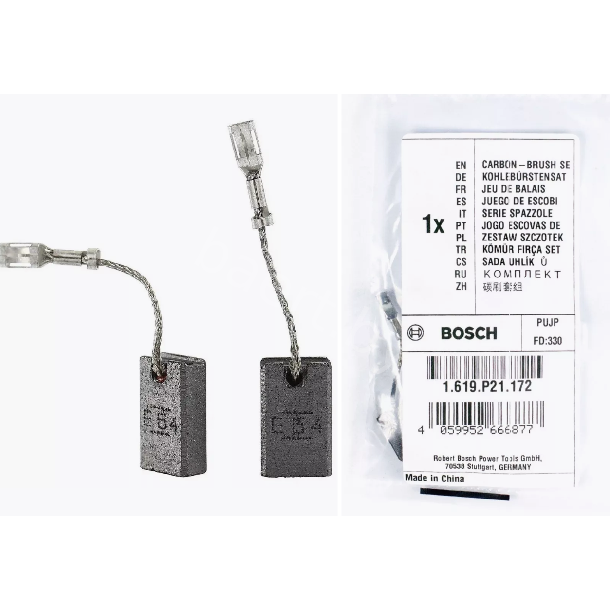 Угольные щетки_GWS 12-125 S BOSCH, Китай. Артикул 1.619.P21.172