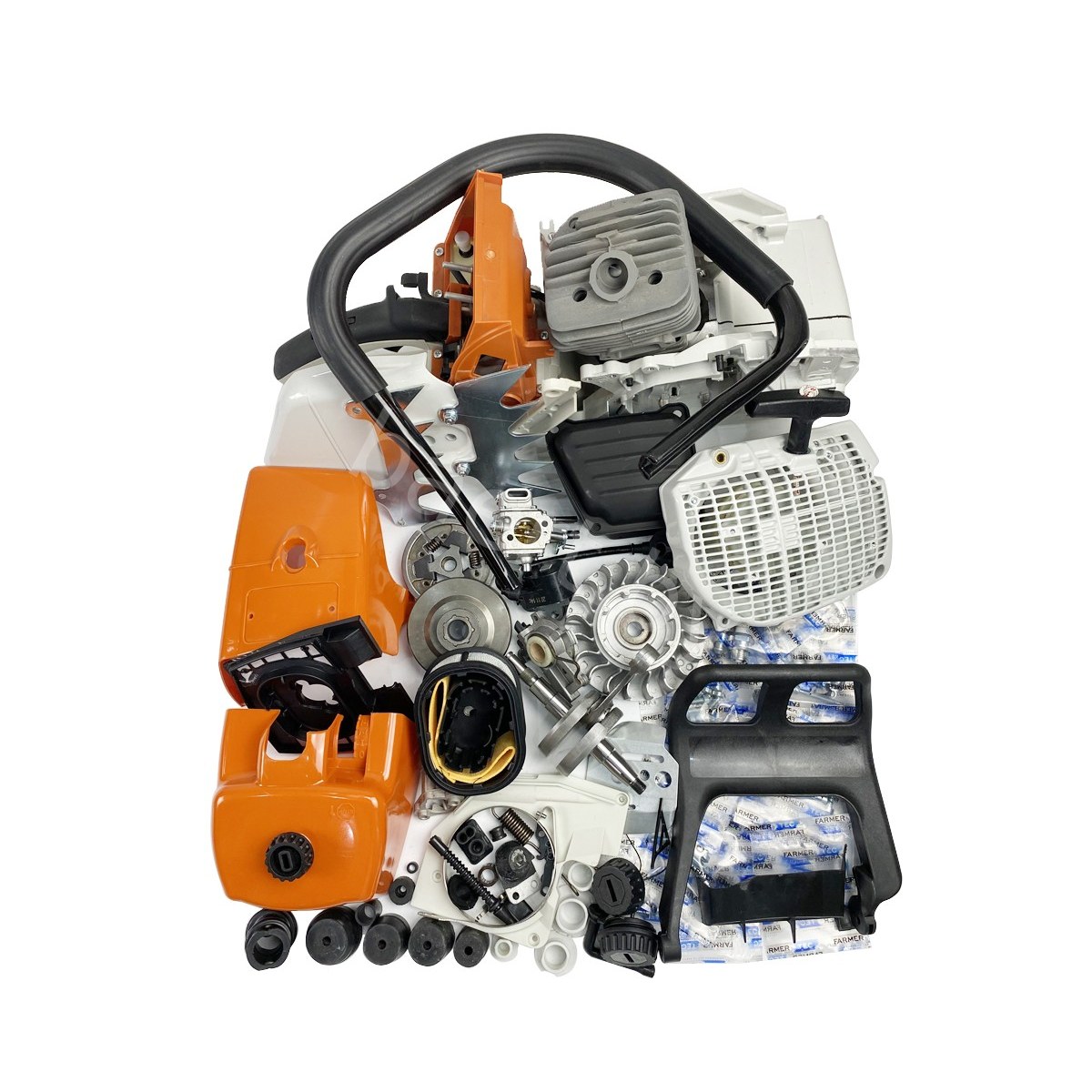 Ремкомплект полный для бензопилы Holzfforma G660 без шины и цепи, арт. CS66020A/к FARMERTEC (MS660)