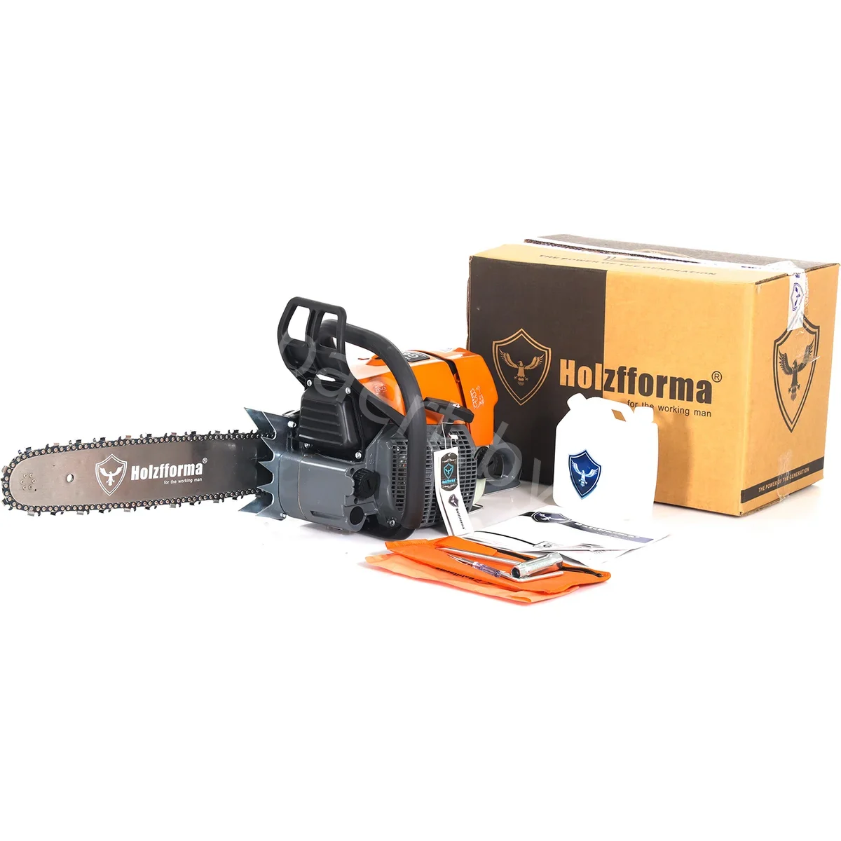 Бензопила G660 Holzfforma Orange Dark Gray 5,2кВт (шина и цепь 40см, защитный чехол), арт. CS66699OR/2 (FARMERTEC MS660)