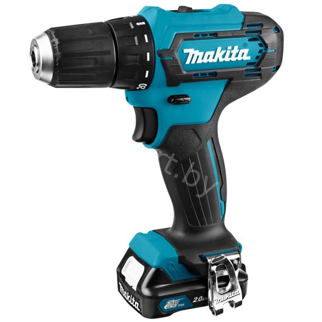 Шуруповерт MAKITA DF 333 DWAE аккумуляторный (12V/2*2.0Ah/30Nm) в чем.(DF333DWAE)