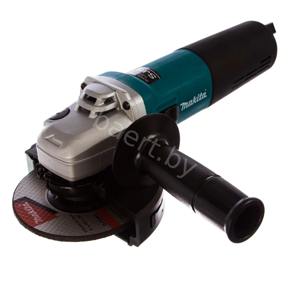 Одноручная углошлифмашина MAKITA 9565 CVR в кор. (1400 Вт, диск 125х22 мм, плавный пуск, регул. об.)