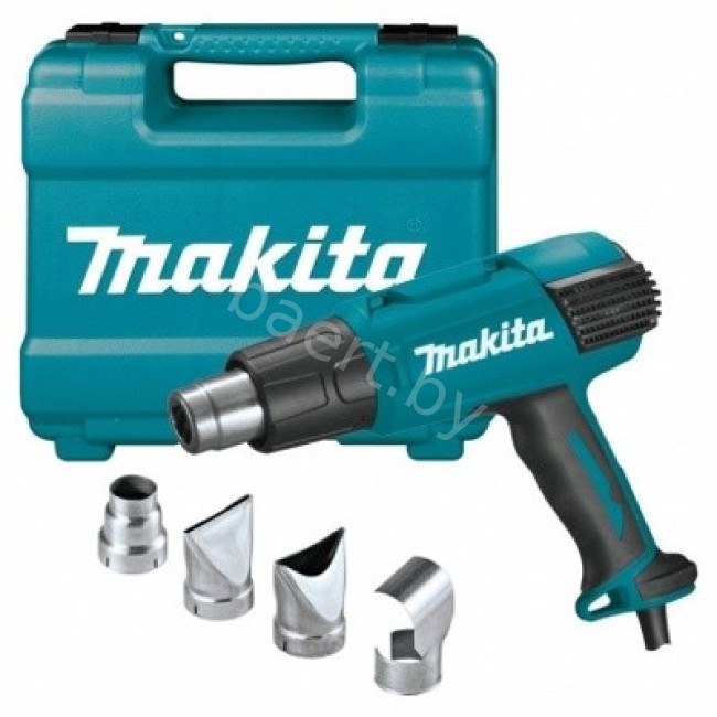 Термовоздуходувка  HG6030K  (1800 Вт / 50-600° / 4 насадки), MAKITA