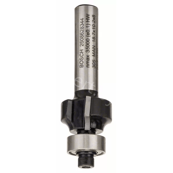 Фреза__Карнизная R 3 D11x53 / хв 8 мм, BOSCH, Китай. Артикул 2.608.628.344 , страна ввоза - Казахстан