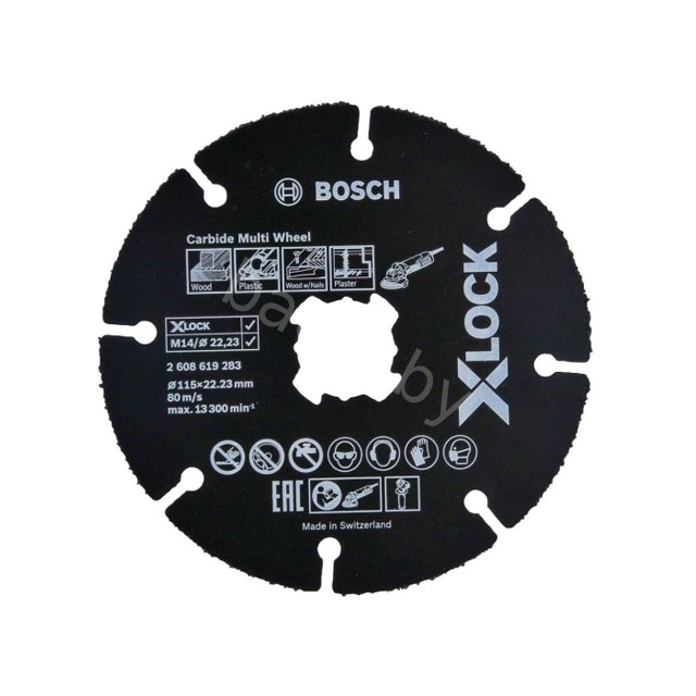 Круг отрезной твердосплавный Multi Wheel D115 22,23мм X-LOCK 2.608.619.283