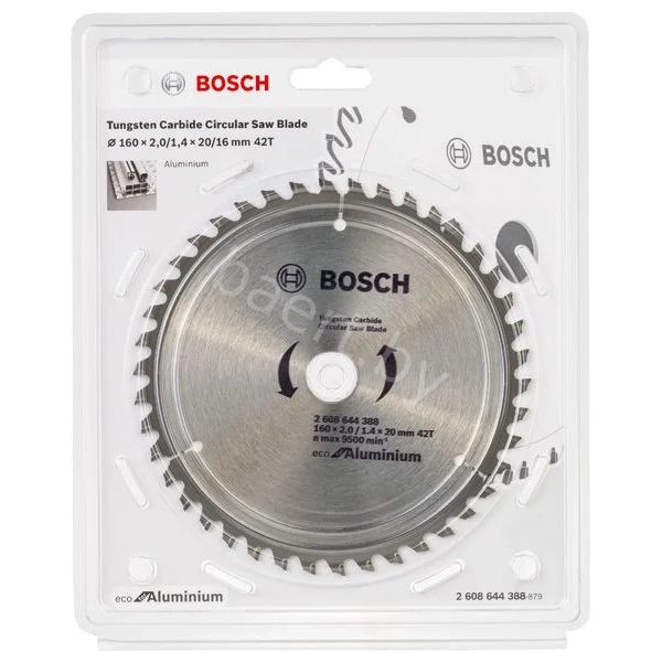 Диск пильный для циркулярных пил Eco for Aluminium D160 20/16 2.0/1.4 42T 2.608.644.388