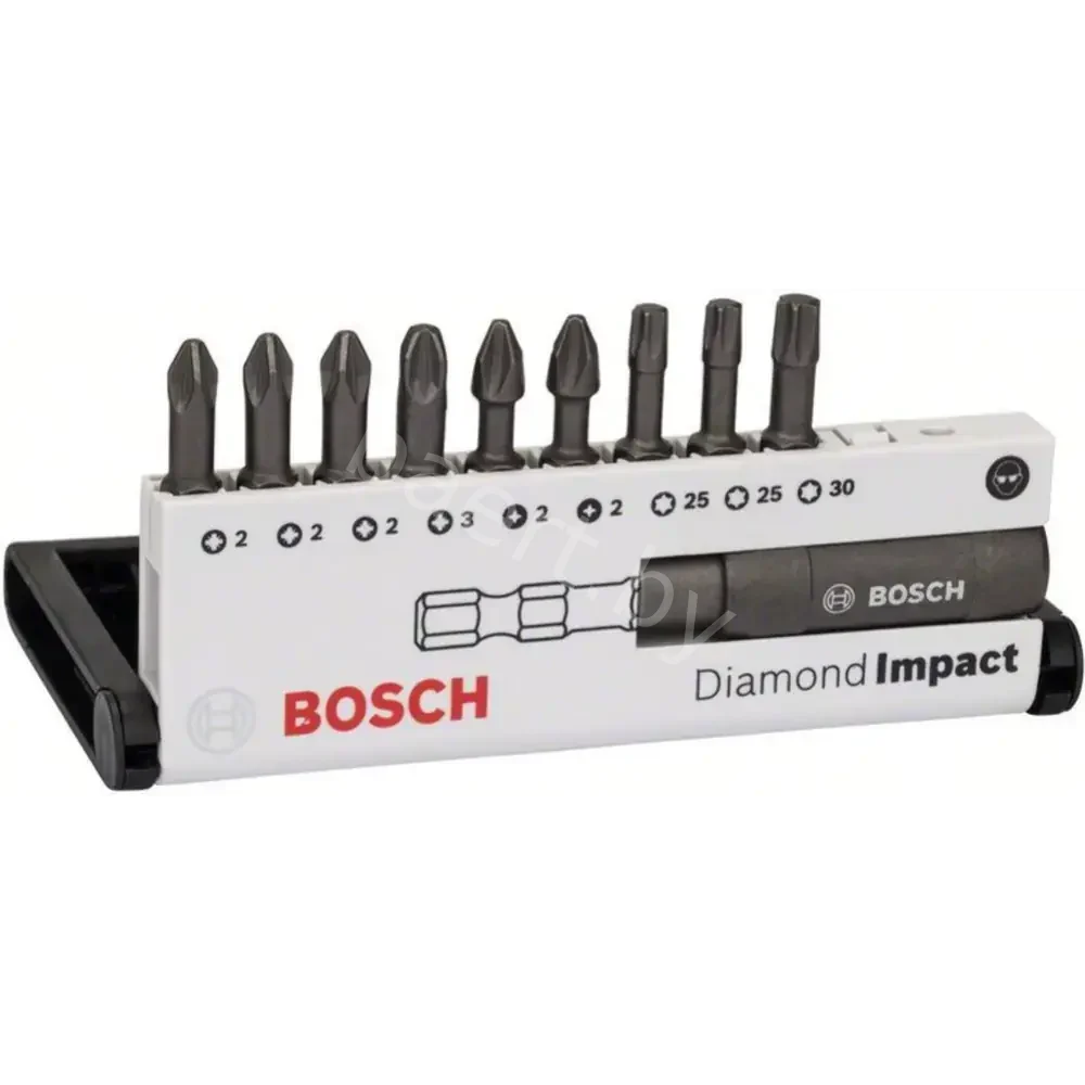 Насадка-бита Diamont Impact PH/PZ/TX (10шт) 2.608.522.064