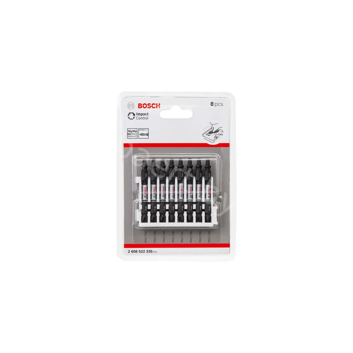 Насадка-бита Impact Control двухсторонняя PH2/T20 65мм (8 шт) 2.608.522.335