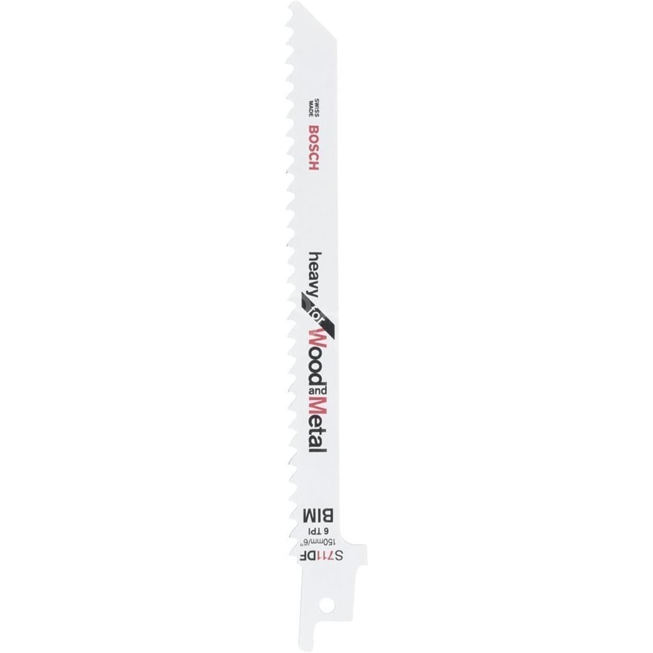 Полотно пильное по древесине с металлом S711DF BIM Heavy for Wood and Metal 4,3/6*150*12*1,25 (2шт) 2.608.656.272