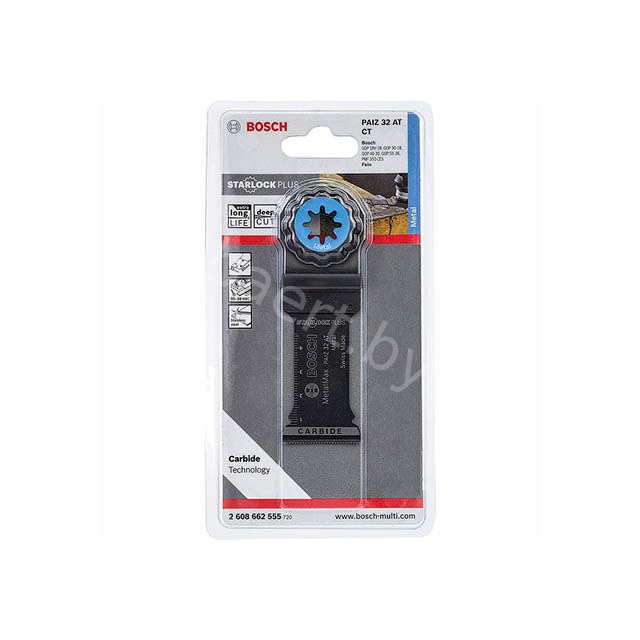 Полотно погружное пильное StarlockPlus Carbide PAIZ 32 AT CT MetalMax 32*50мм 2.608.662.555