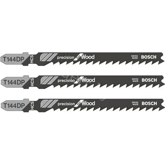 Полотно пильное по древесине T144DP HCS Precision for Wood 100*4мм (3шт) 2.608.633.A31