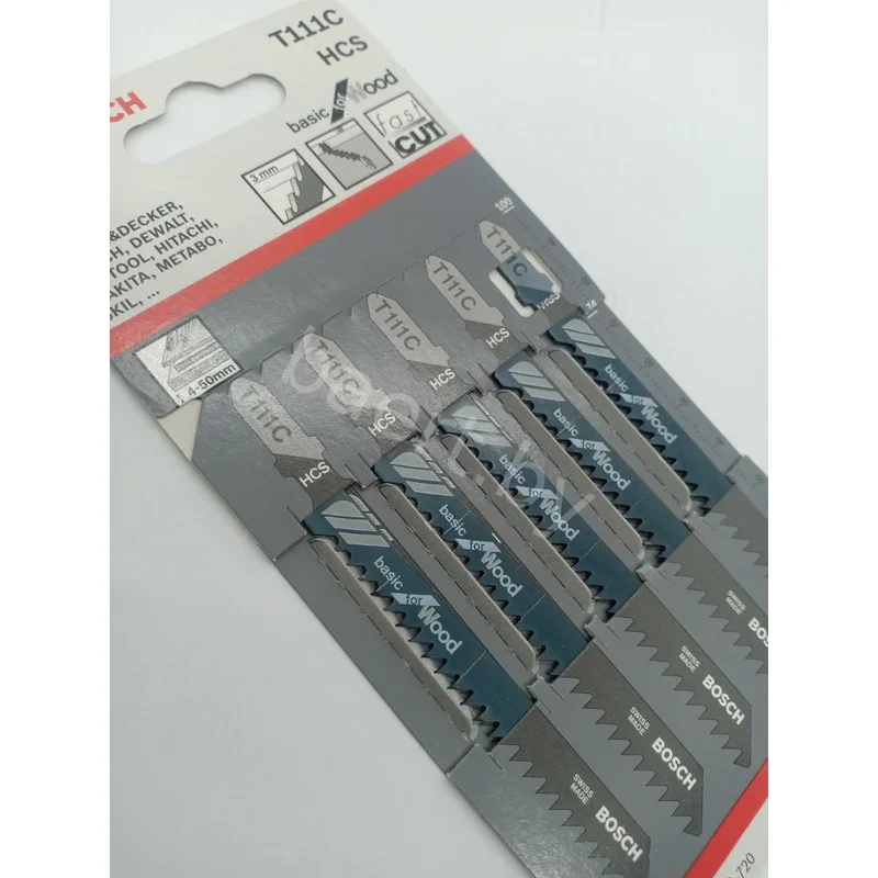 Полотно пильное по древесине T111C HCS Basic for Wood 100*3мм (5шт) 2.608.630.033