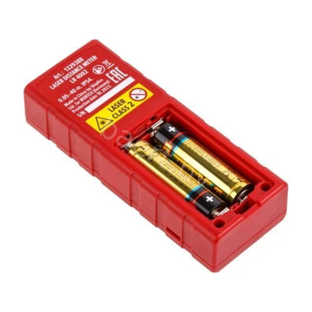 Дальномер лазерный WORTEX LR 4002 в кор. (0,05 - 40, + 2 мм) (1329388)