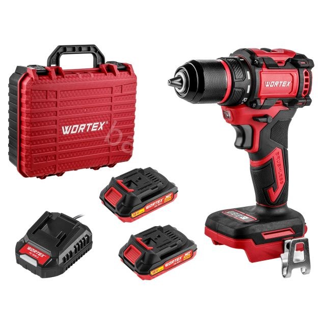 Аккум. дрель-шуруповерт WORTEX BD 2025-1 DLi в чем. ALL1 XLT БЕСЩЕТ, 18 В, 50 Н*м, 2х2 А*ч, БЗП 13мм