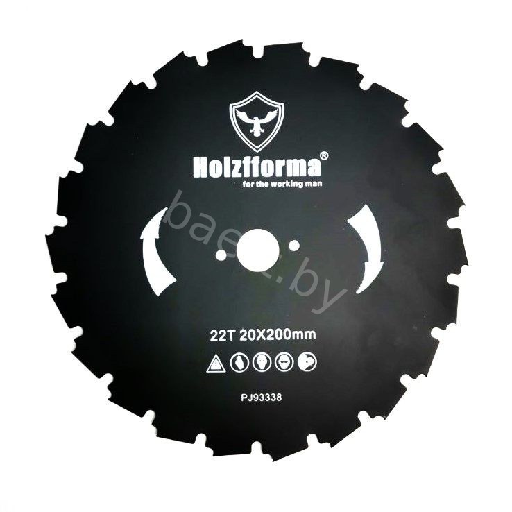 Диск пильный с долотообразными зубьями (20*200мм) арт. PJ93338 (FARMERTEC 4119 713 4200)
