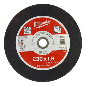 Отрезной диск SCS 41/230х1,9 1шт (заказ кратно 25шт) 4932451480